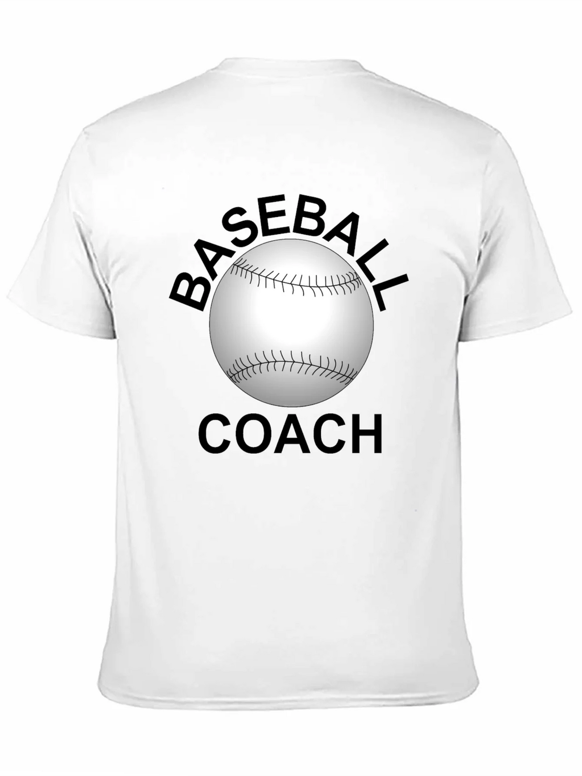 Baseball Coach Graphic T-Shirt - Black product image 7