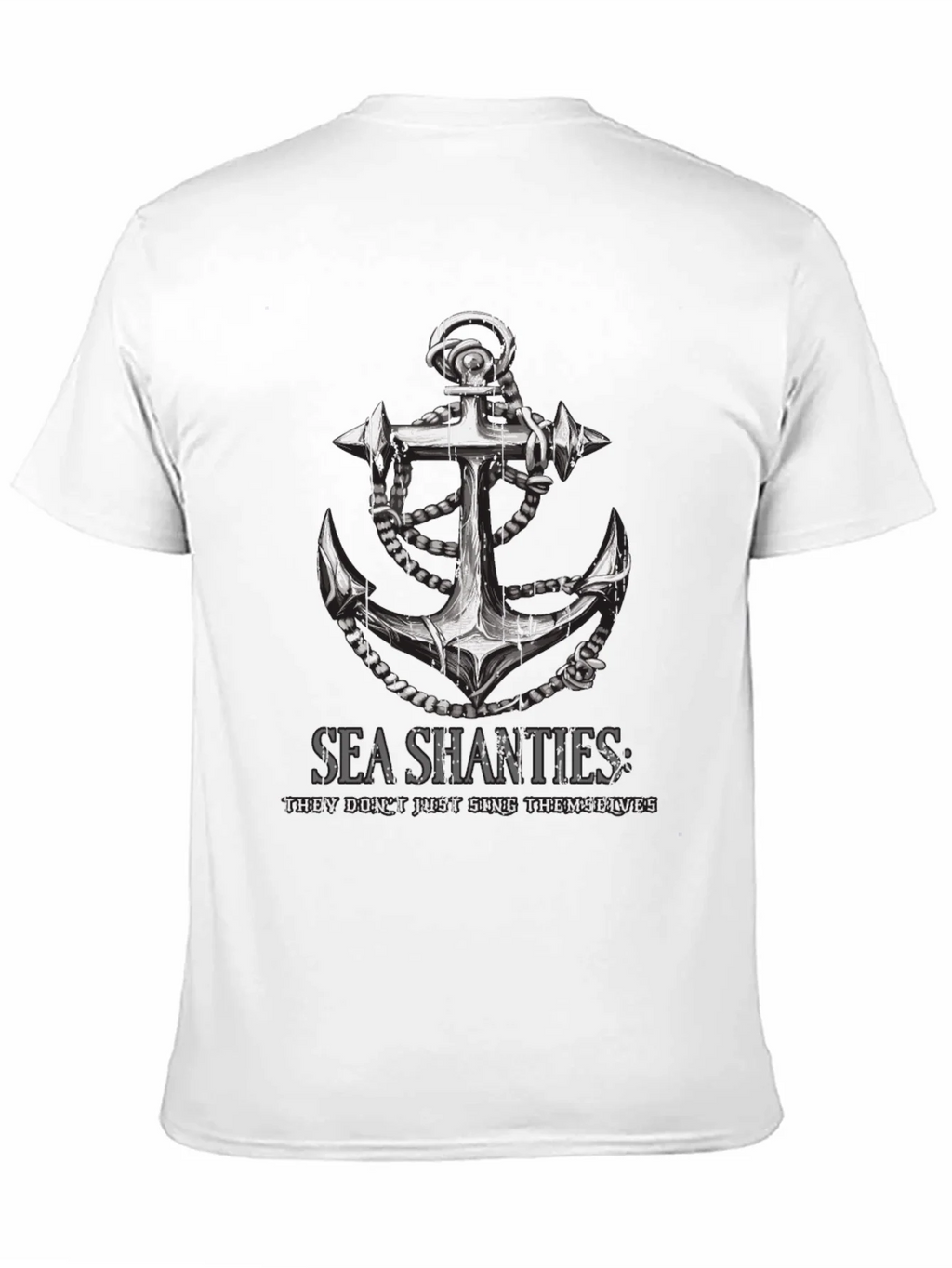 Sea Shanties Anchor Graphic T-Shirt - Black product image 10