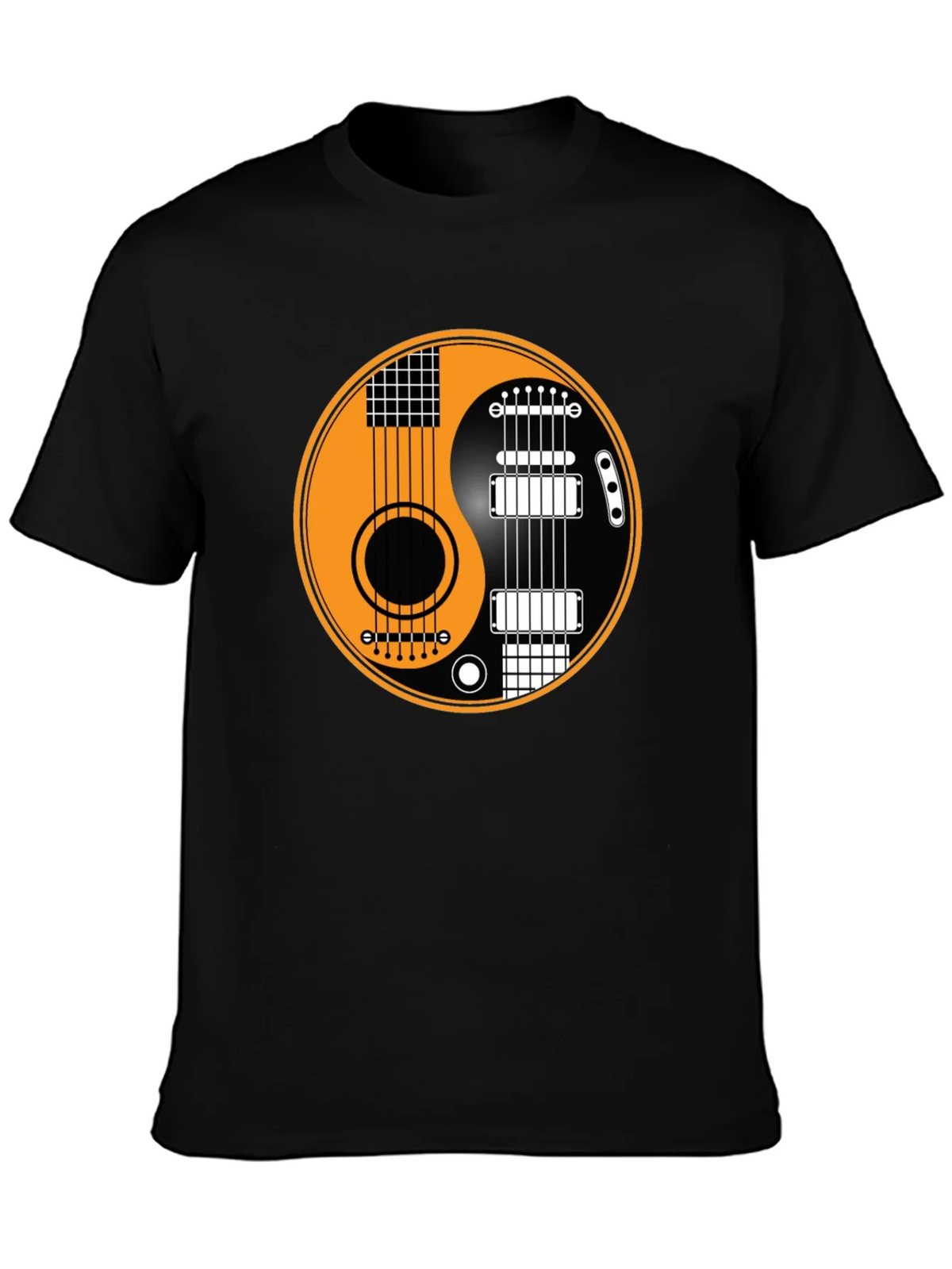 Yin Yang Guitar T-Shirt - Musical Harmony Tee product image 3