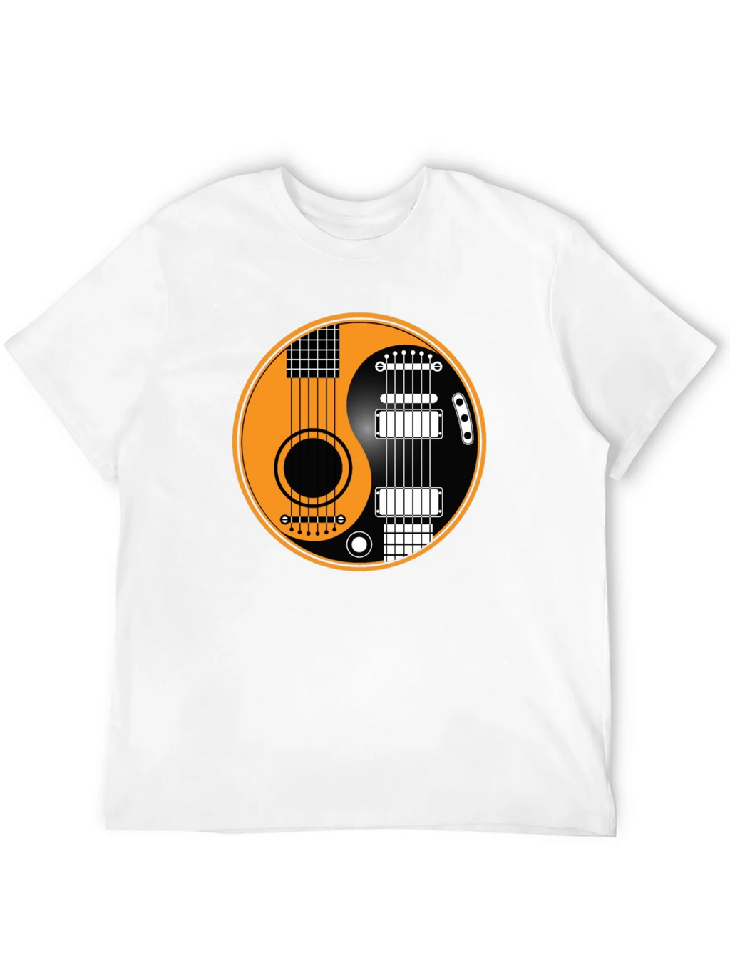 Yin Yang Guitar T-Shirt - Musical Harmony Tee product image 9