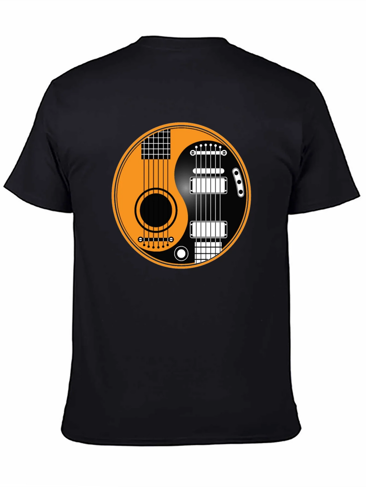 Yin Yang Guitar T-Shirt - Musical Harmony Tee product image 4