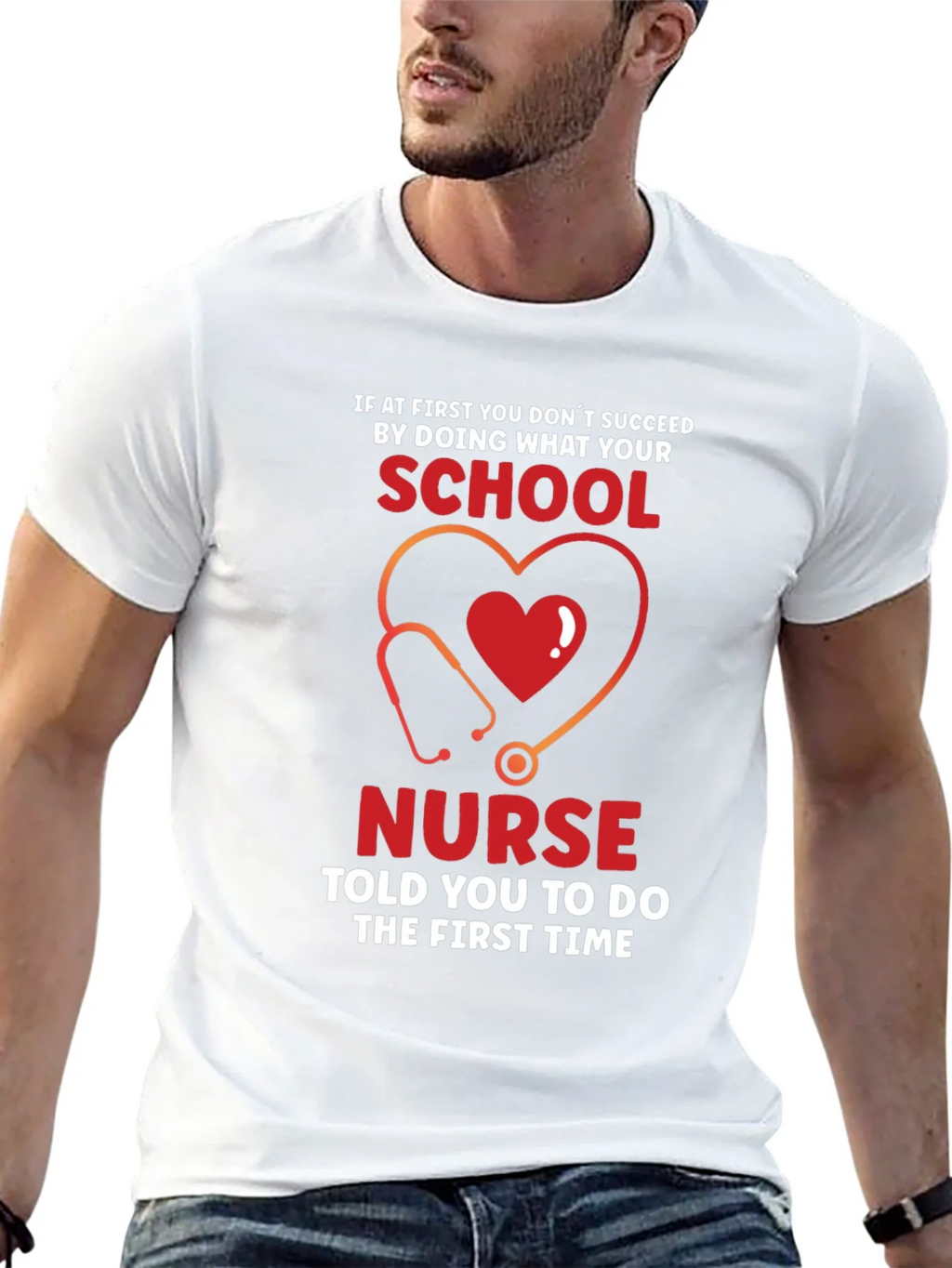 School Nurse T-Shirt: If at First You Dont Succeed Tee product image 10