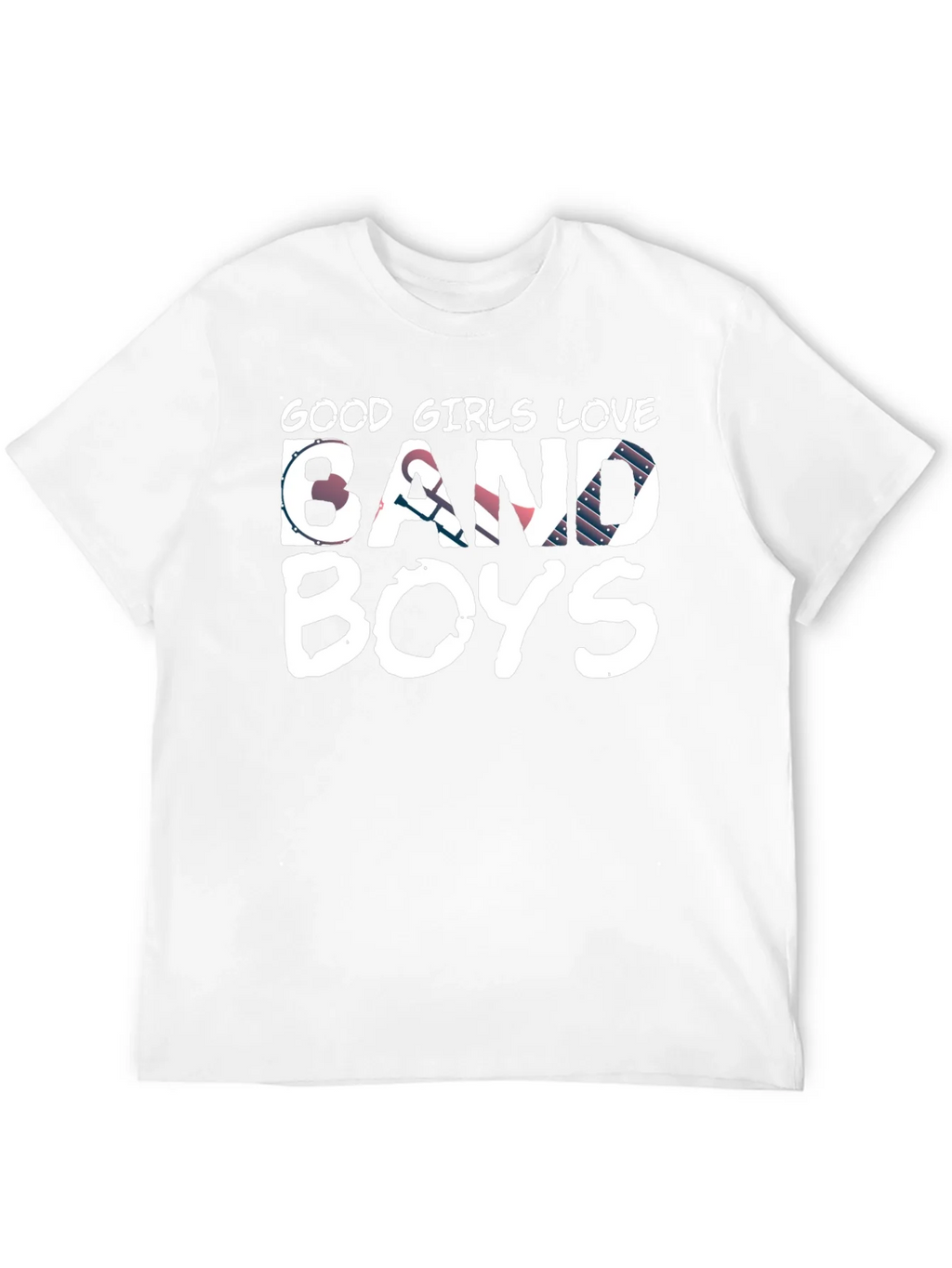 Good Girls Love Band Boys Black Graphic Tee product image 11