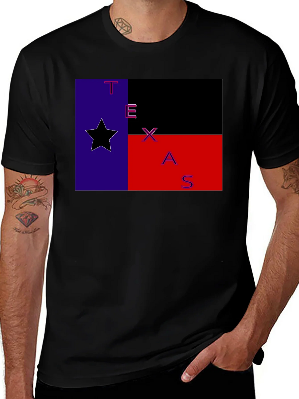 Texas Flag T-Shirt | Patriotic State Pride Tee product image 1