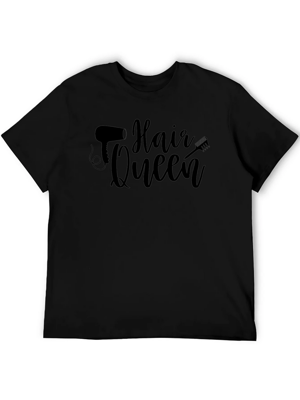 Hair Queen Black T-Shirt product image 5