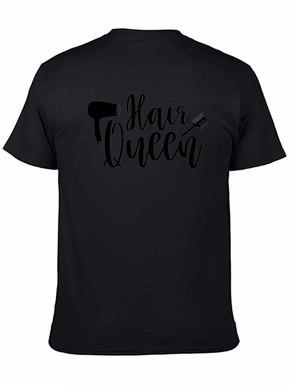 Hair Queen Black T-Shirt product image 4