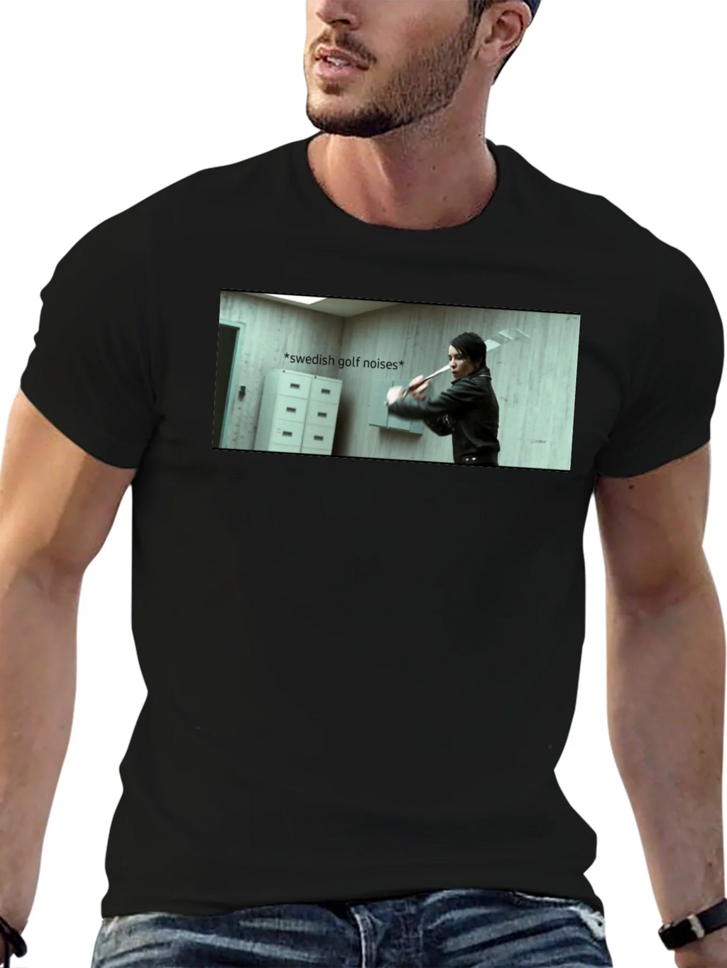 Swedish Golf Noises T-Shirt - Millennium Film product image 6