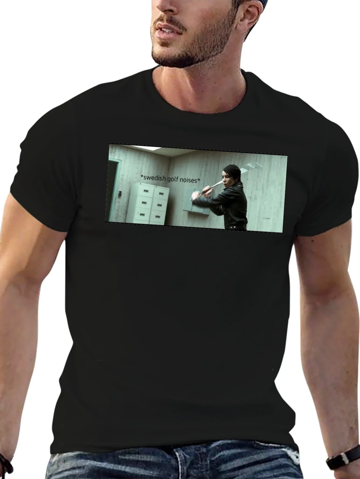 Swedish Golf Noises T-Shirt - Millennium Film product image 6