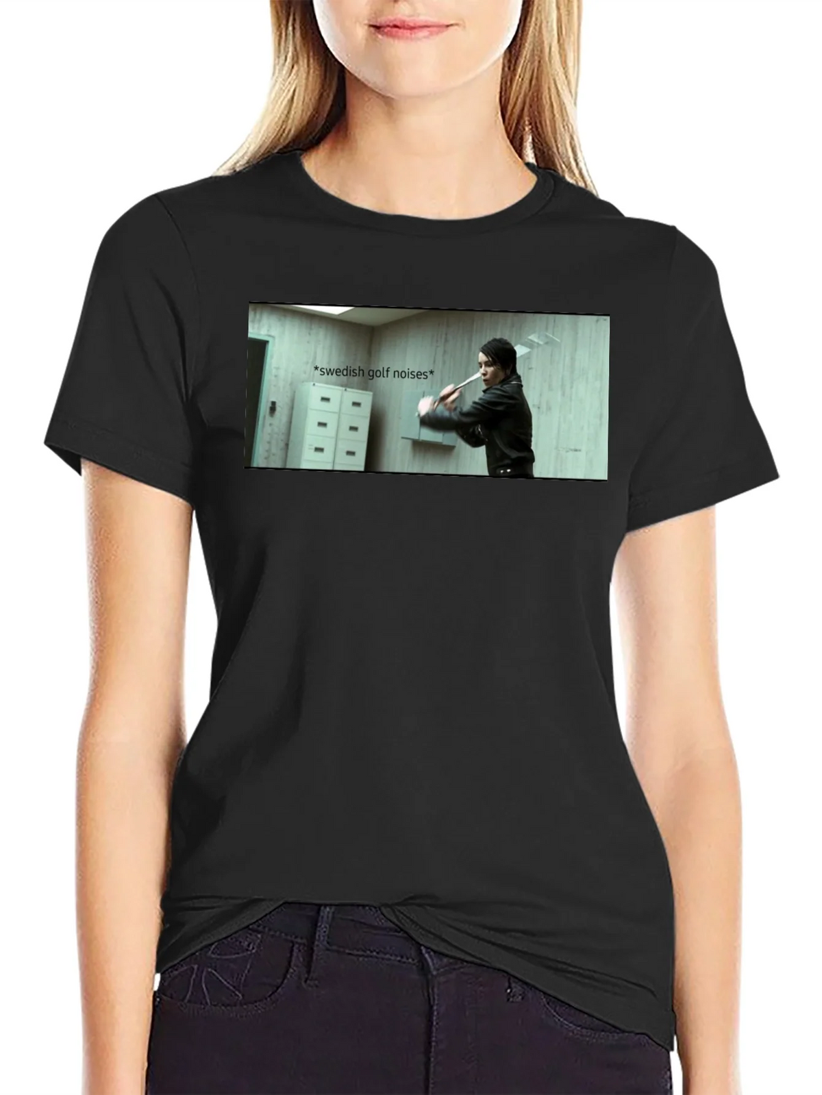 Swedish Golf Noises T-Shirt - Millennium Film product image 2