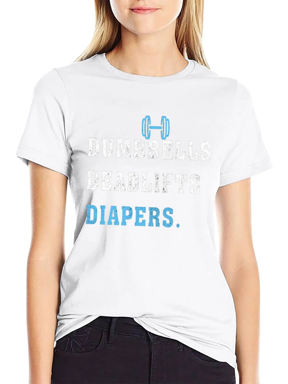 Dumbbells Deadlifts Diapers Mens T-Shirt product image 8