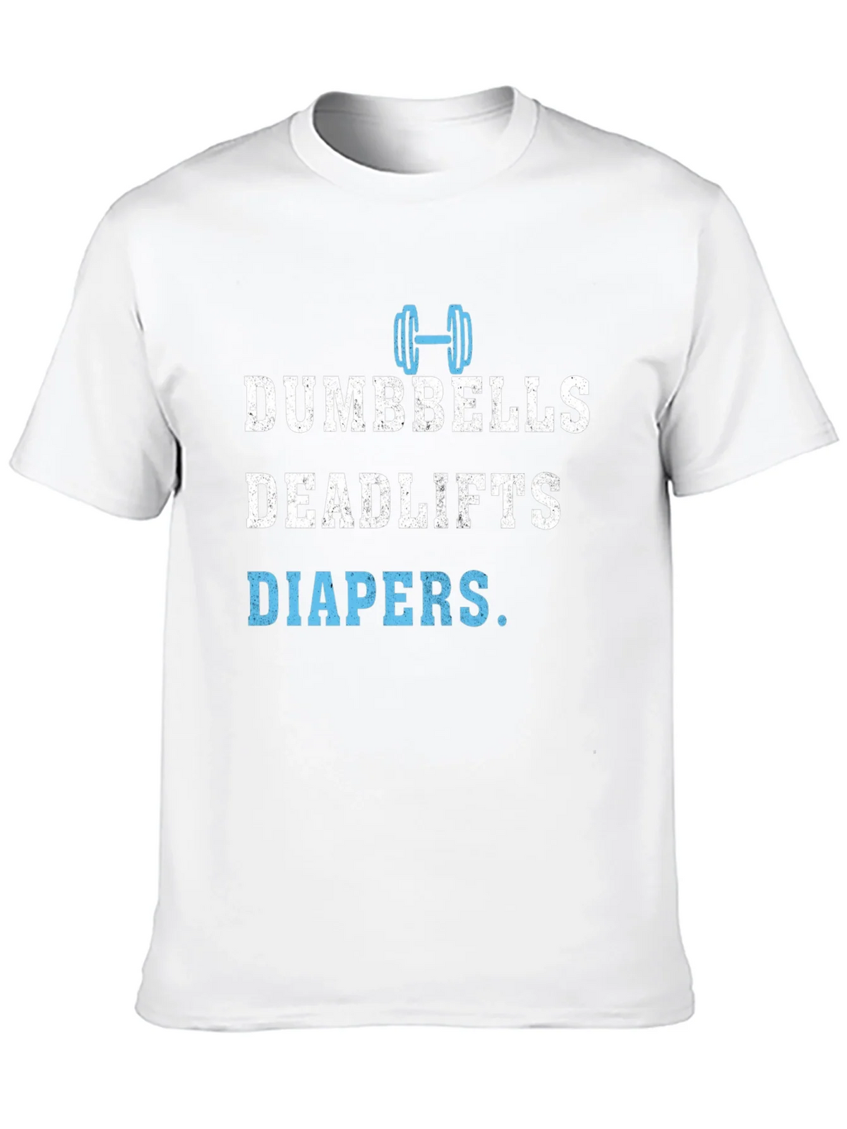 Dumbbells Deadlifts Diapers Mens T-Shirt product image 9