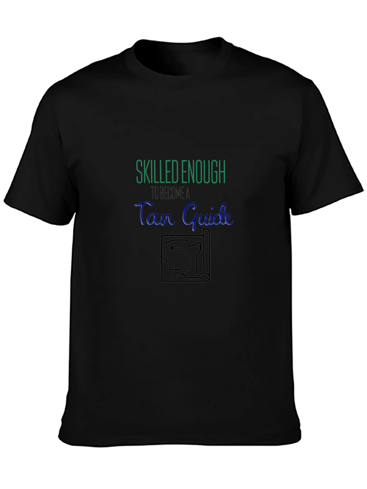 Skilled Enough Tour Guide Black T-Shirt product image 3