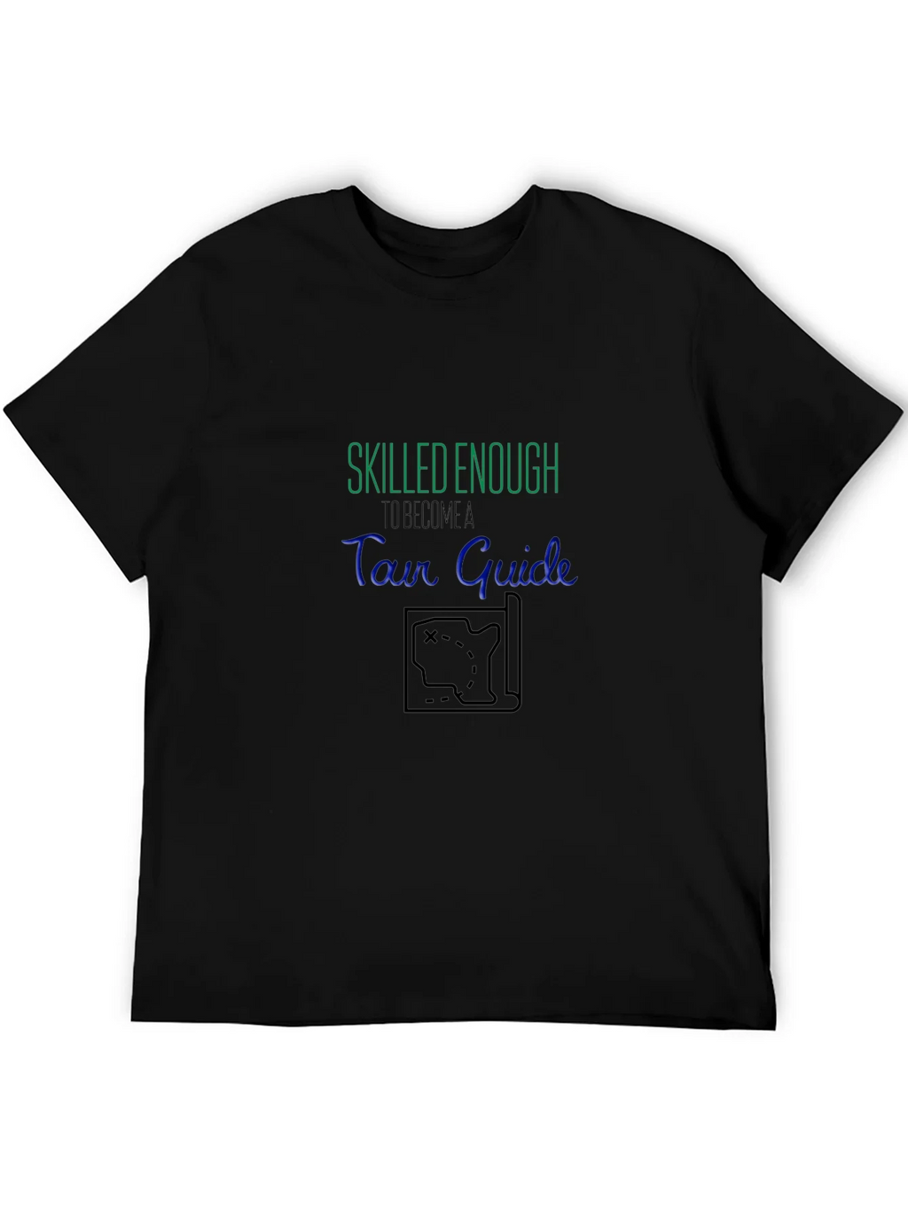 Skilled Enough Tour Guide Black T-Shirt product image 5