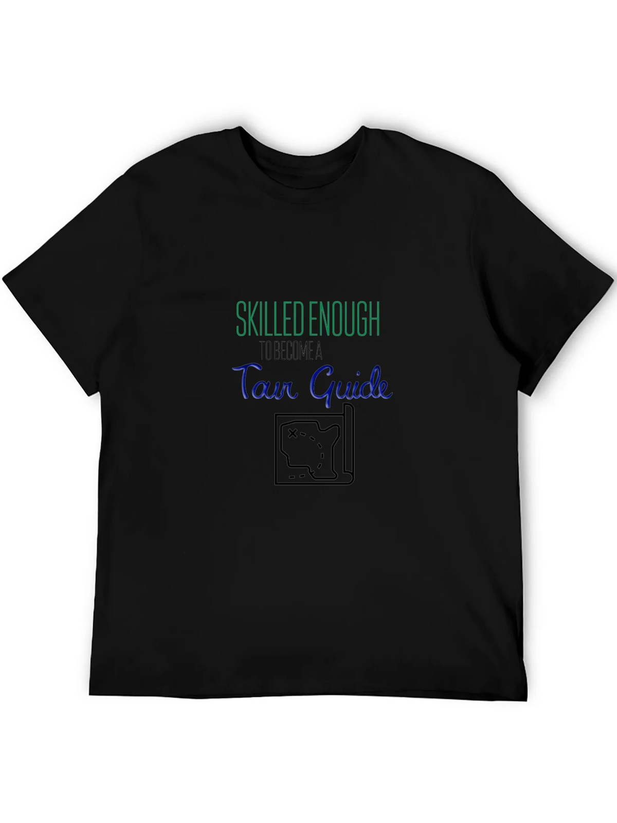 Skilled Enough Tour Guide Black T-Shirt product image 5