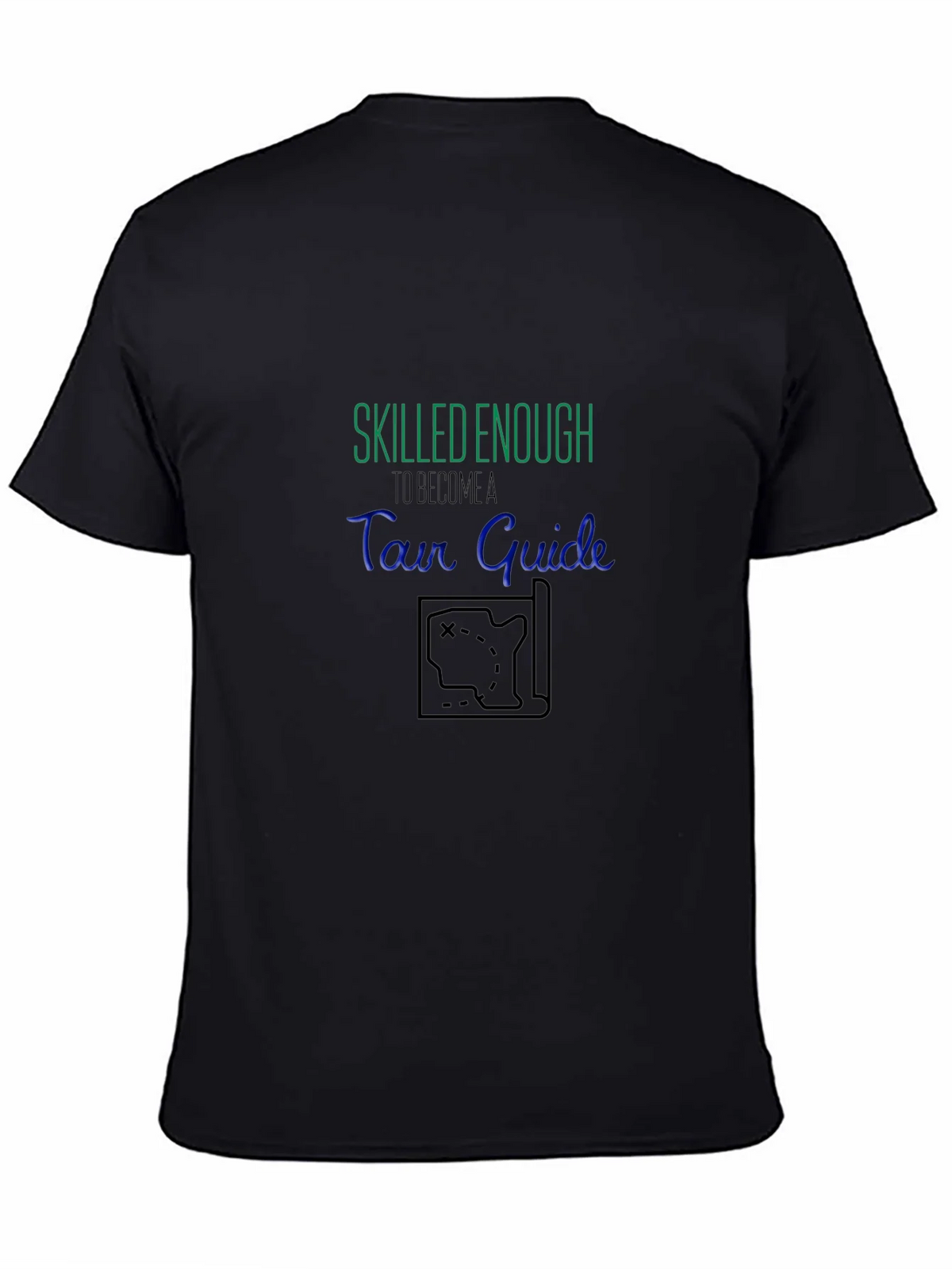 Skilled Enough Tour Guide Black T-Shirt product image 4