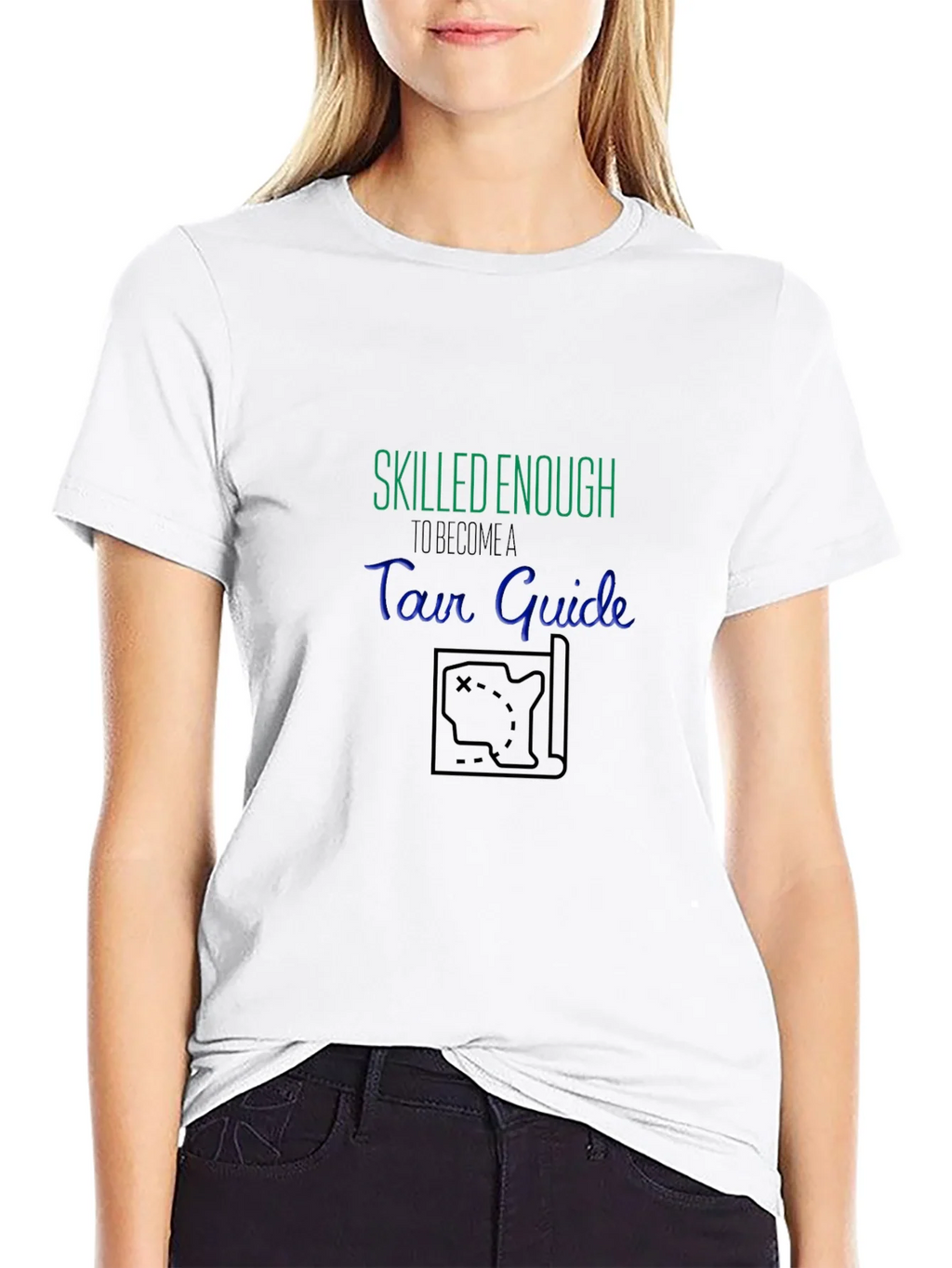 Skilled Enough Tour Guide Black T-Shirt product image 8