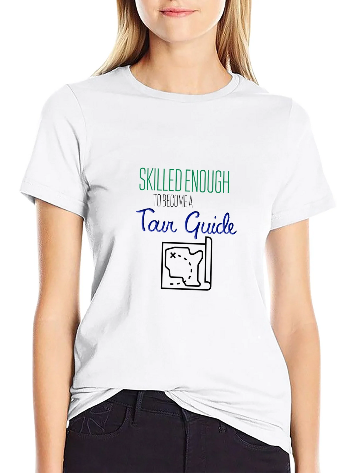 Skilled Enough Tour Guide Black T-Shirt product image 8