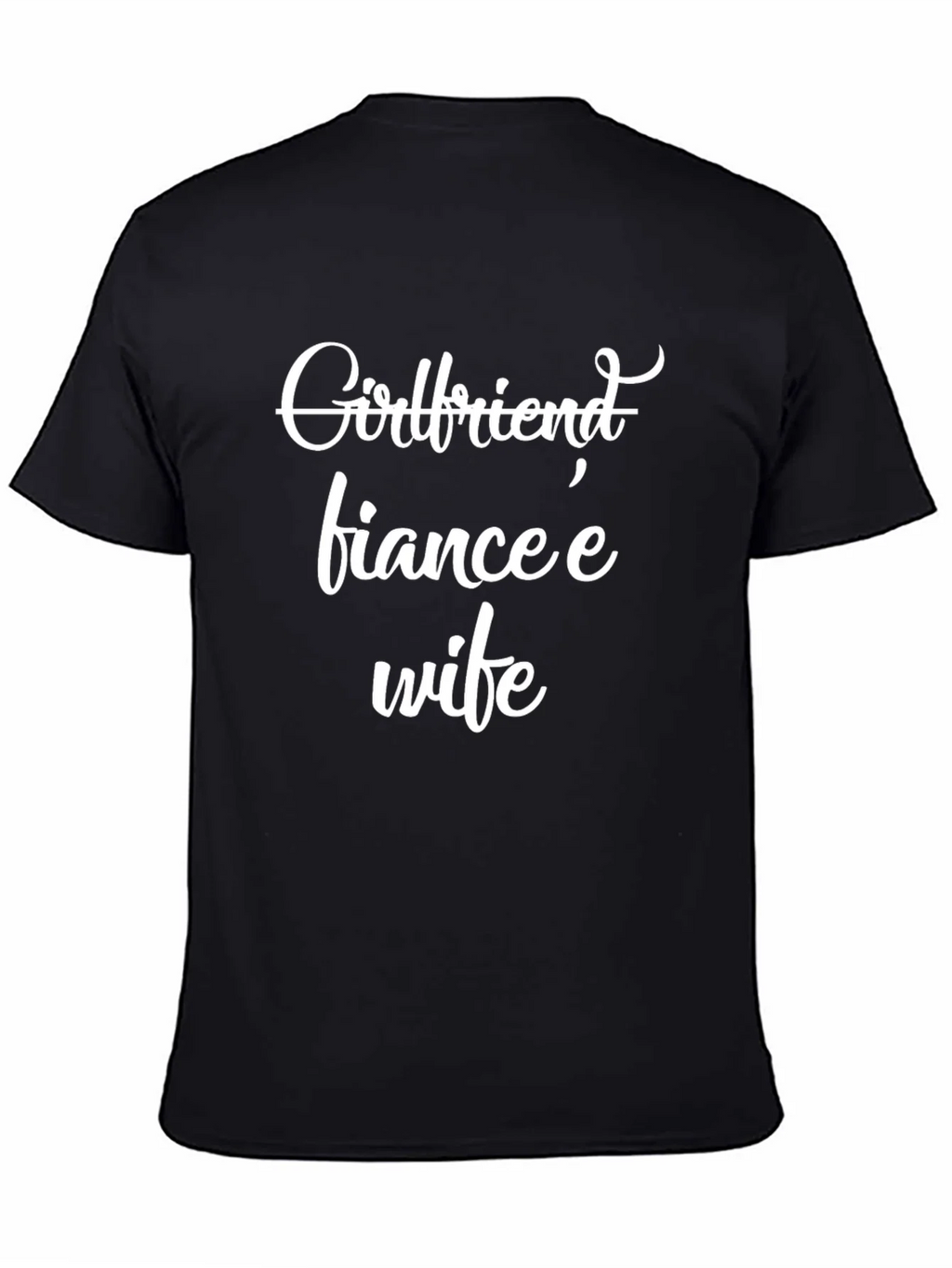 Girlfriend Fiancee Wife Black Graphic Tee product image 4