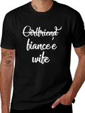 Girlfriend Fiancee Wife Black Graphic Tee product image 1