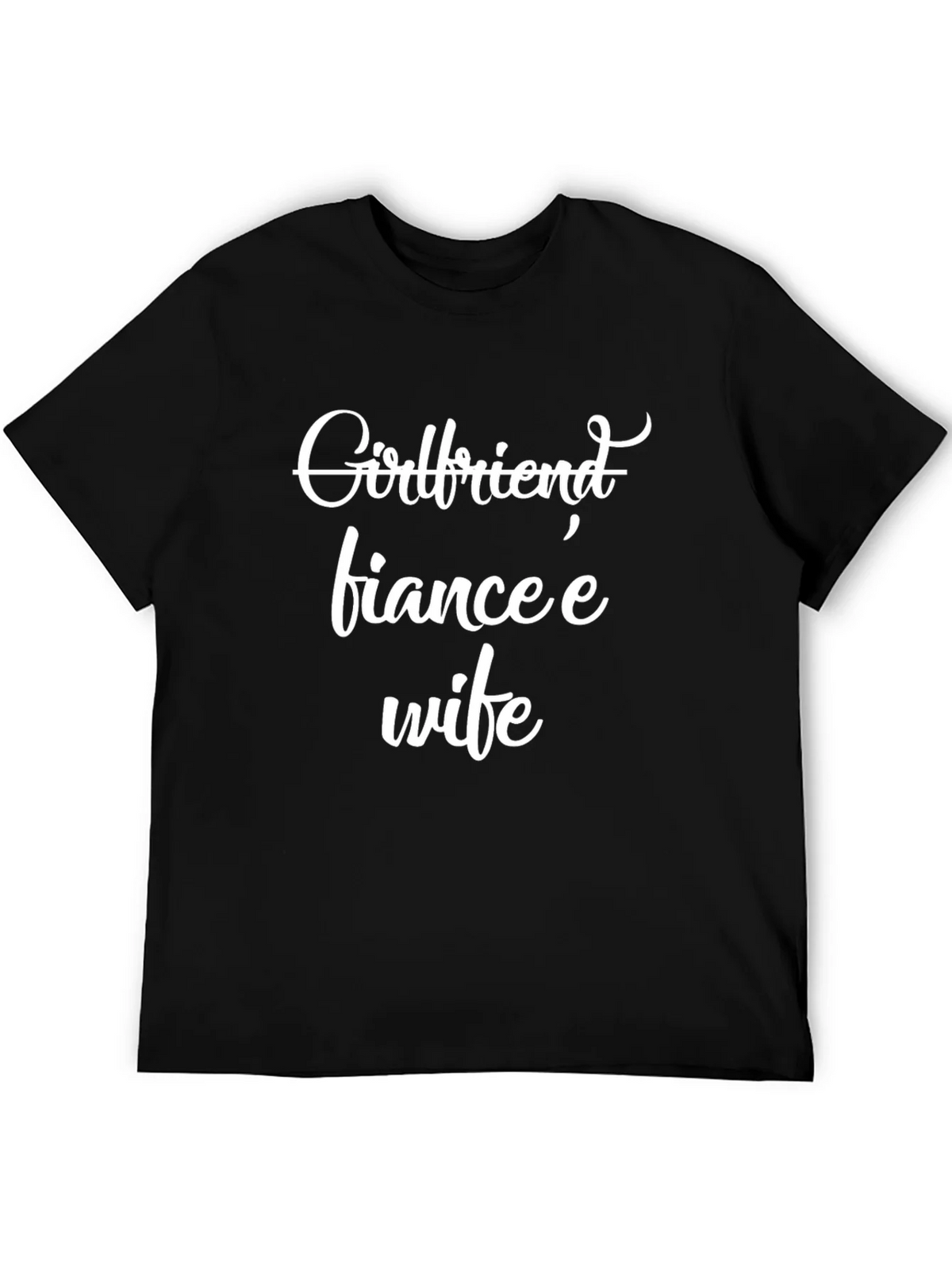 Girlfriend Fiancee Wife Black Graphic Tee product image 5
