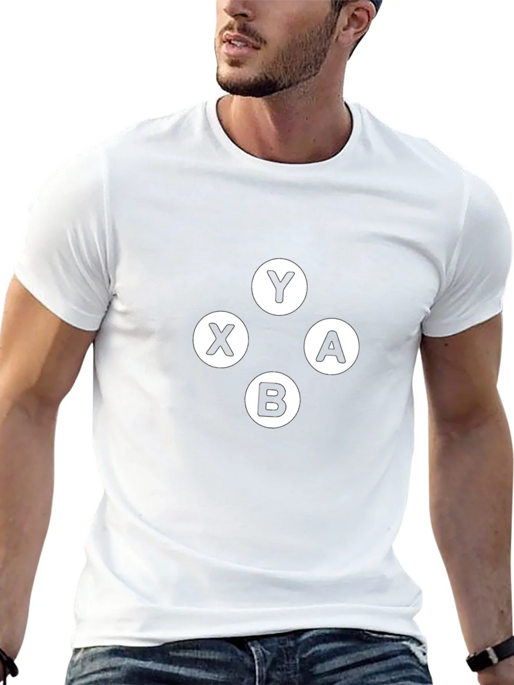 Gaming Buttons Tee - Xbox Style Design product image 12