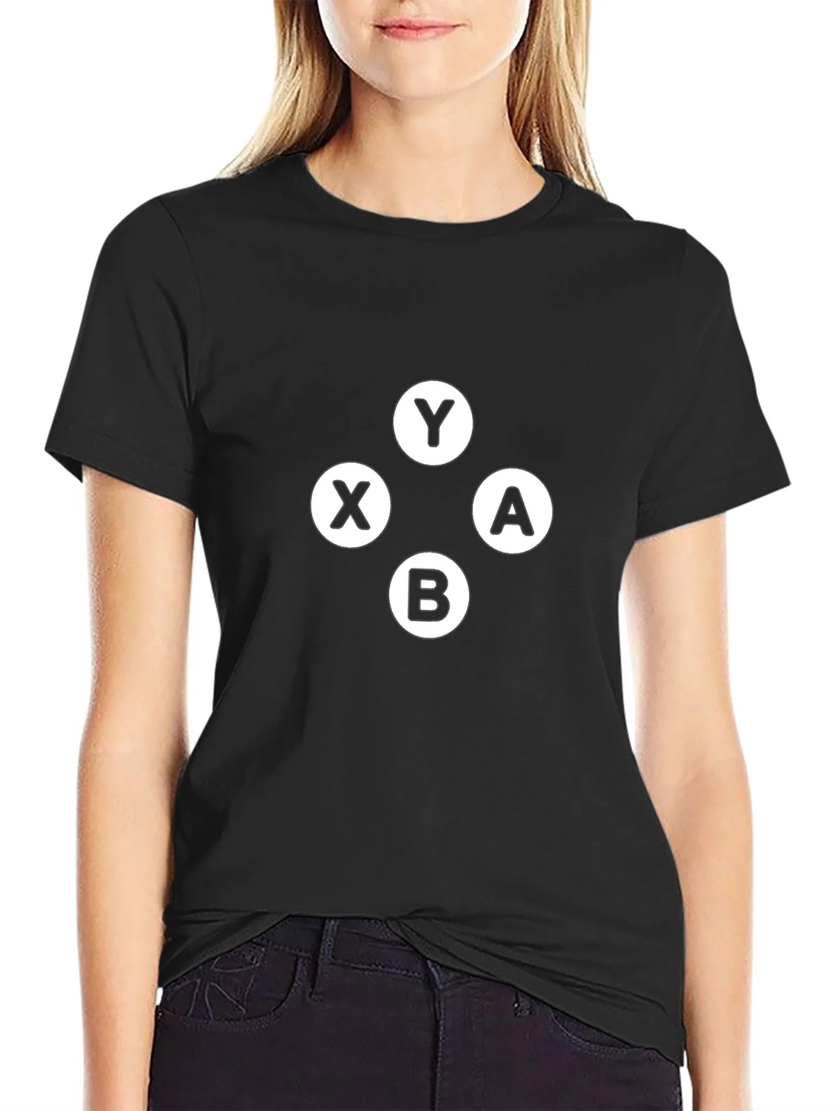 Gaming Buttons Tee - Xbox Style Design product image 2