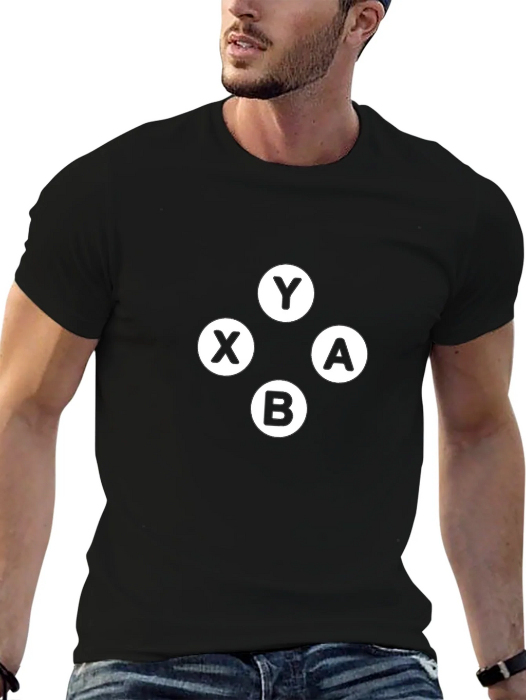 Gaming Buttons Tee - Xbox Style Design product image 6