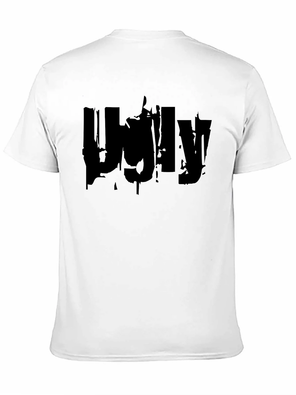 Ugly Graphic Print Black T-Shirt product image 10