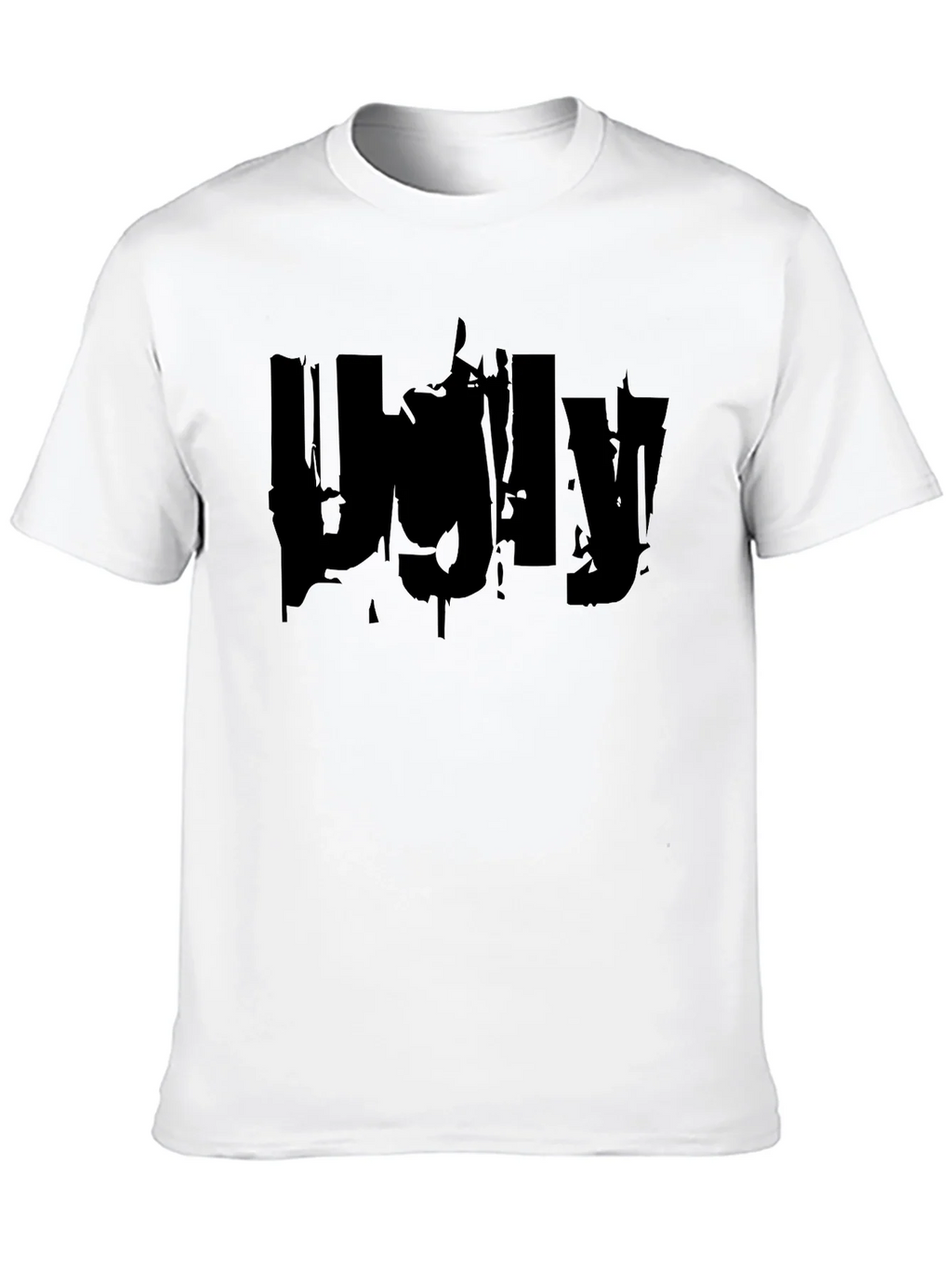 Ugly Graphic Print Black T-Shirt product image 9