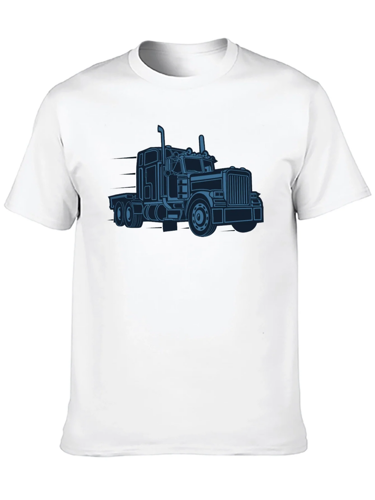 Trucker Graphic T-Shirt - Classic Big Rig Design product image 9