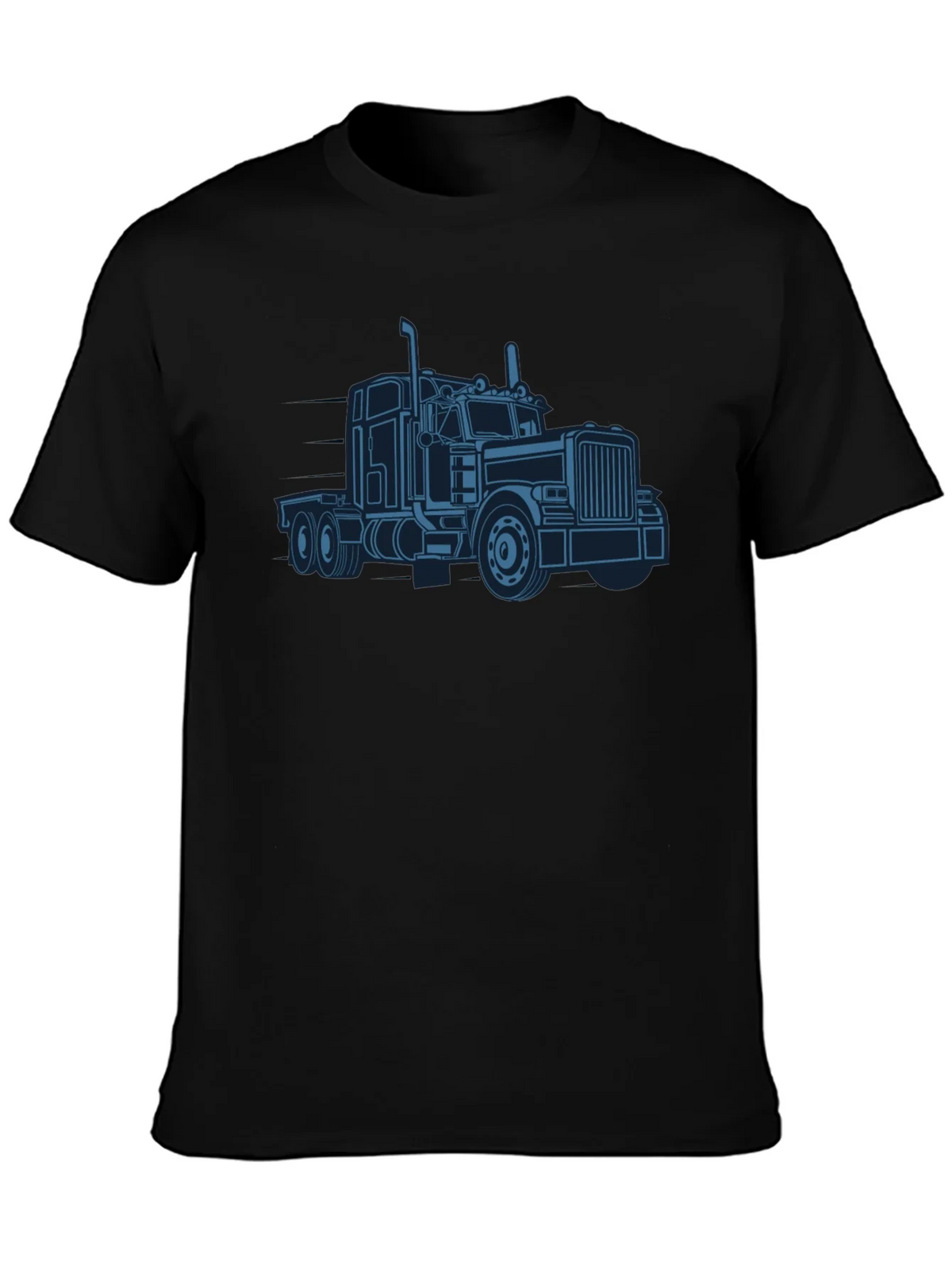 Trucker Graphic T-Shirt - Classic Big Rig Design product image 3