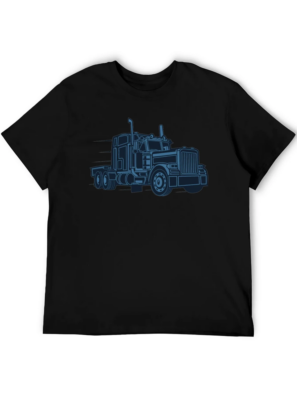 Trucker Graphic T-Shirt - Classic Big Rig Design product image 5