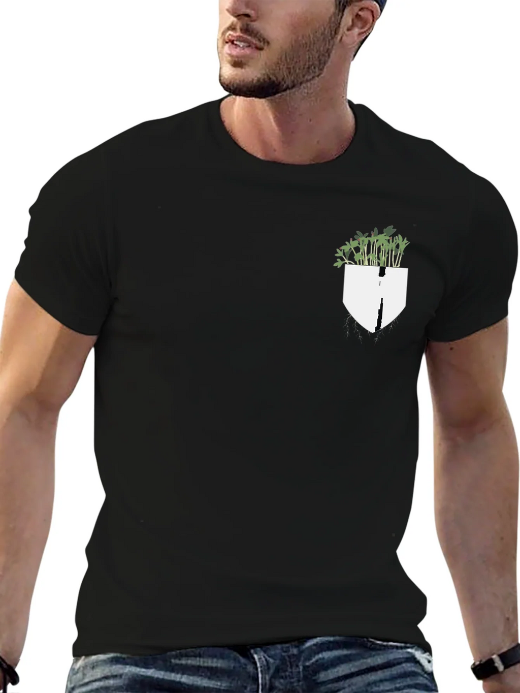 Plant Pocket Black Tee product image 6