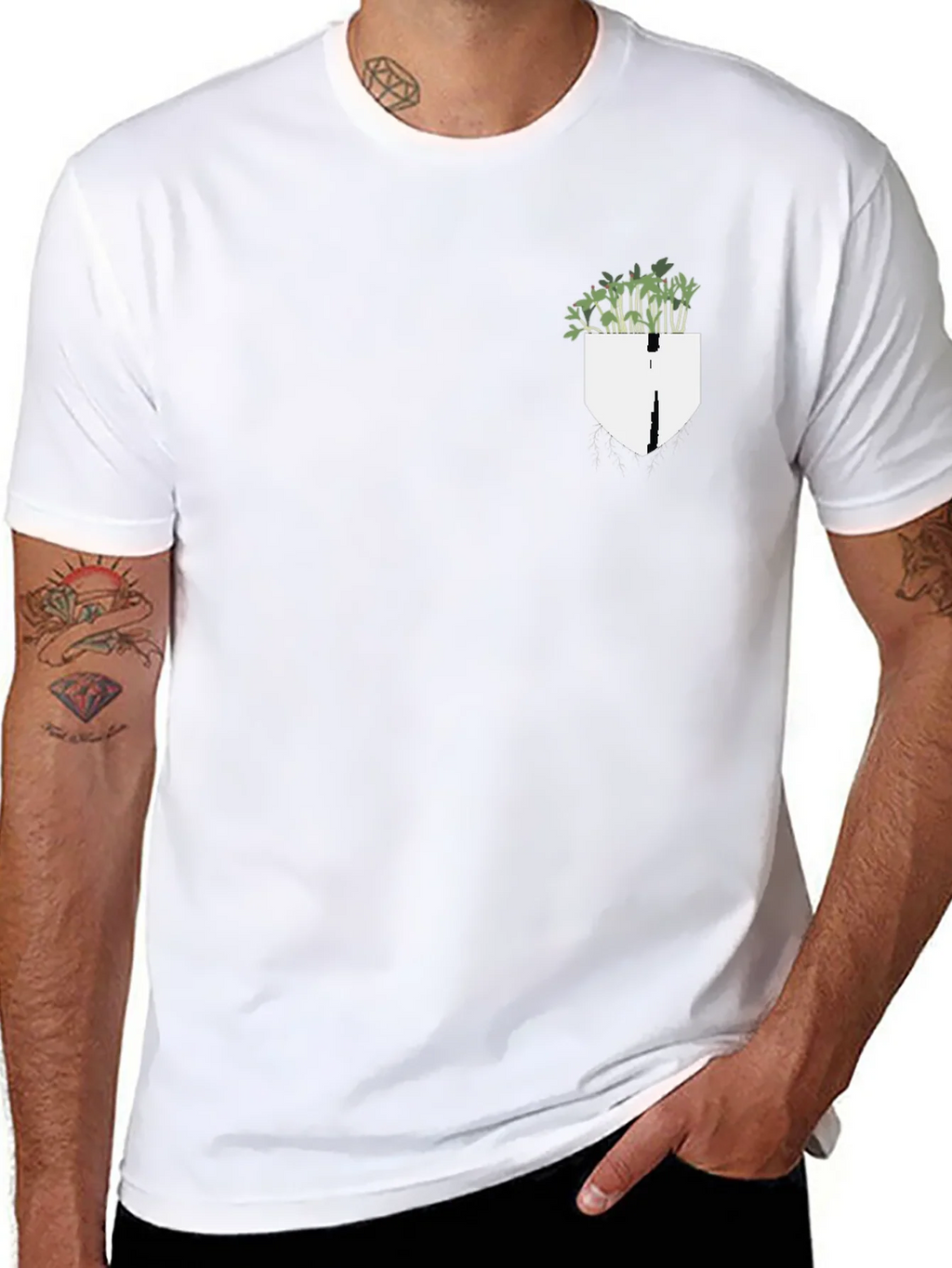 Plant Pocket Black Tee product image 7