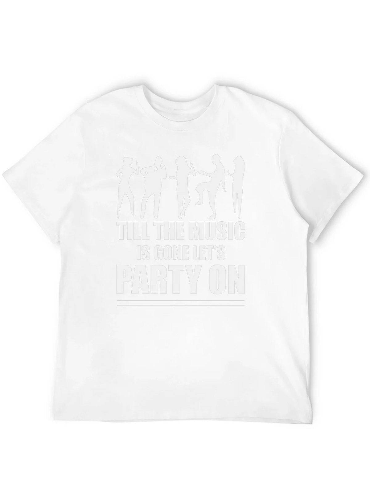 Party On Graphic Tee - Unisex Black T-Shirt product image 11