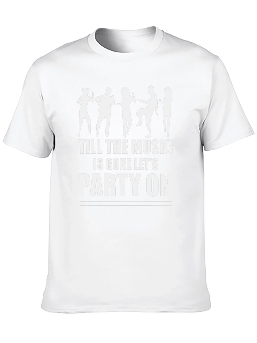 Party On Graphic Tee - Unisex Black T-Shirt product image 9