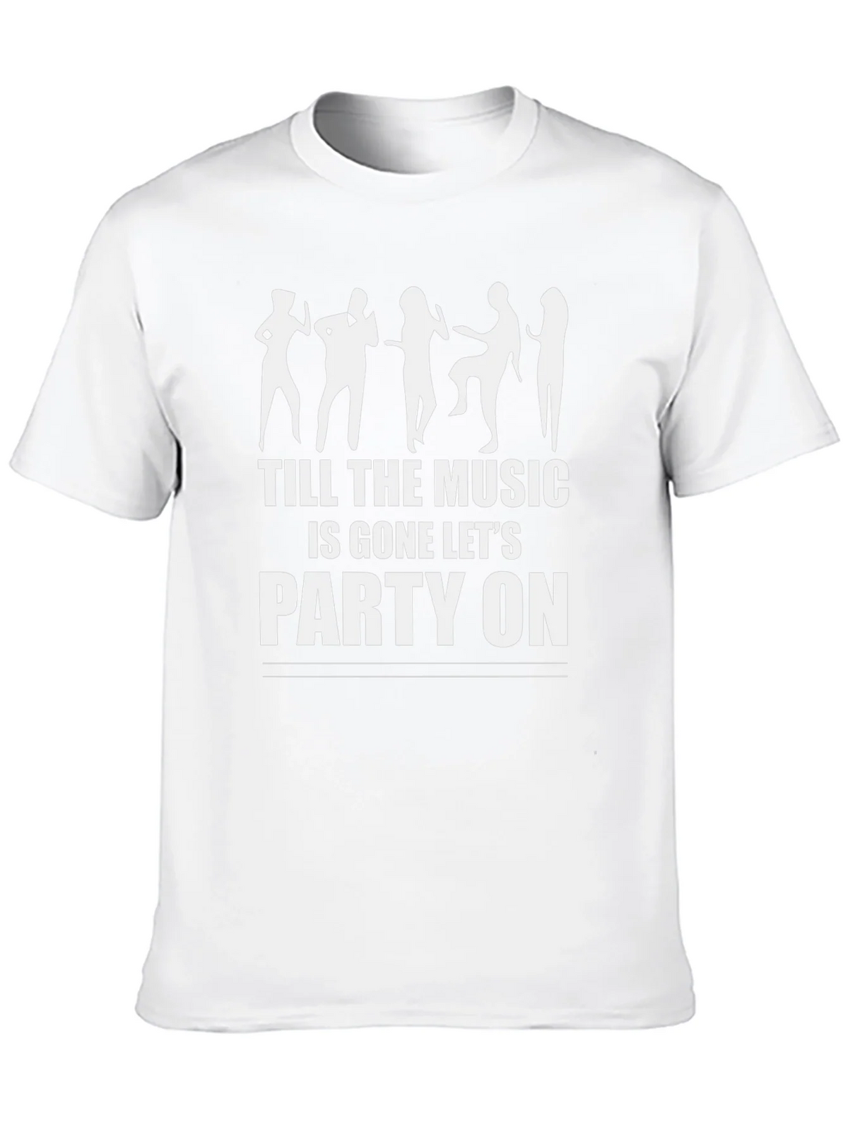 Party On Graphic Tee - Unisex Black T-Shirt product image 9