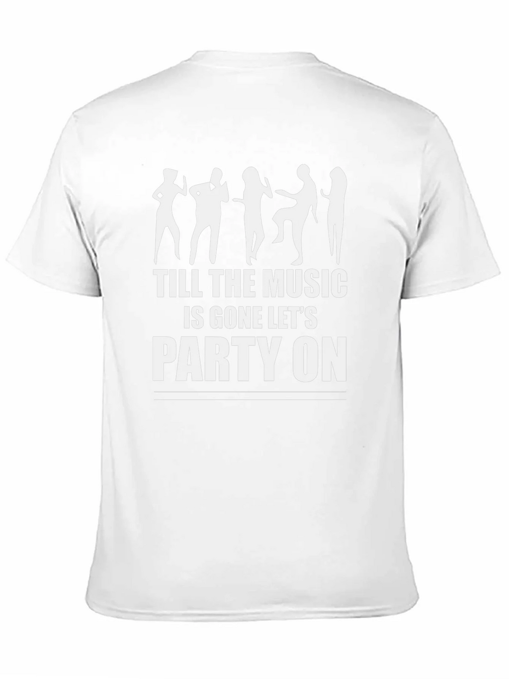 Party On Graphic Tee - Unisex Black T-Shirt product image 10