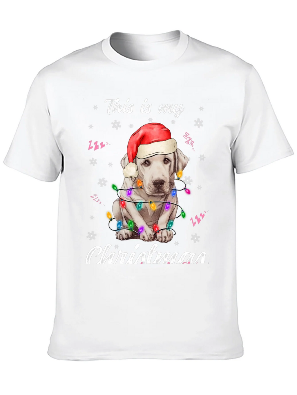 Christmas Dog T-Shirt - Festive Holiday Apparel