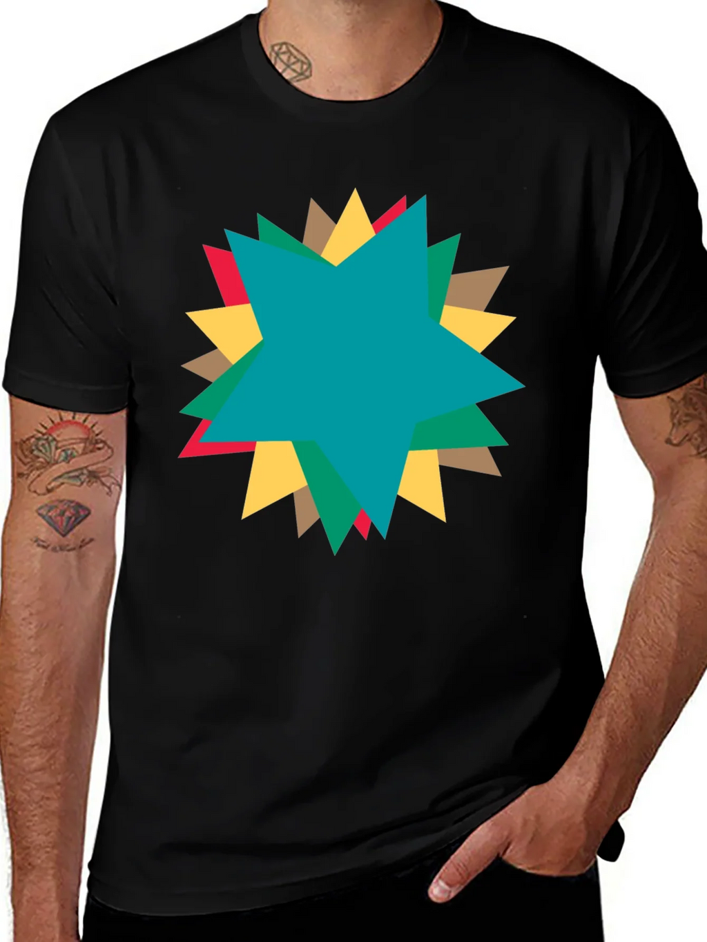 Starburst Graphic T-Shirt - Casual Comfort product image 1