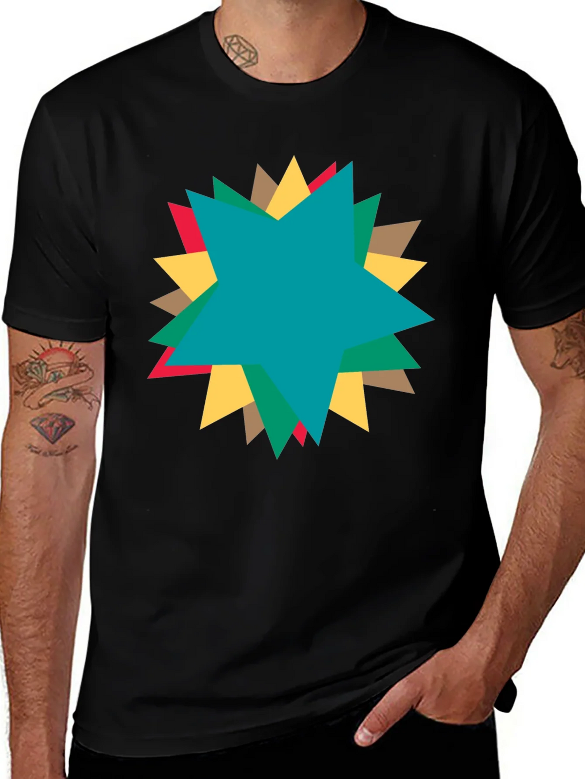 Starburst Graphic T-Shirt - Casual Comfort product image 1