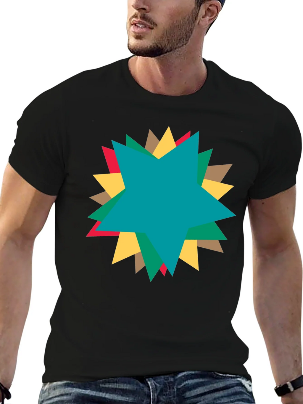 Starburst Graphic T-Shirt - Casual Comfort product image 6