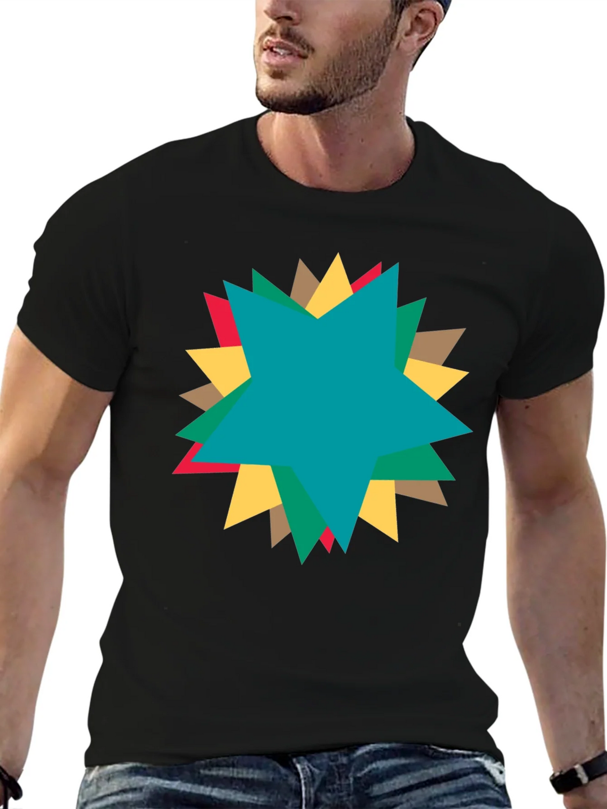Starburst Graphic T-Shirt - Casual Comfort product image 6