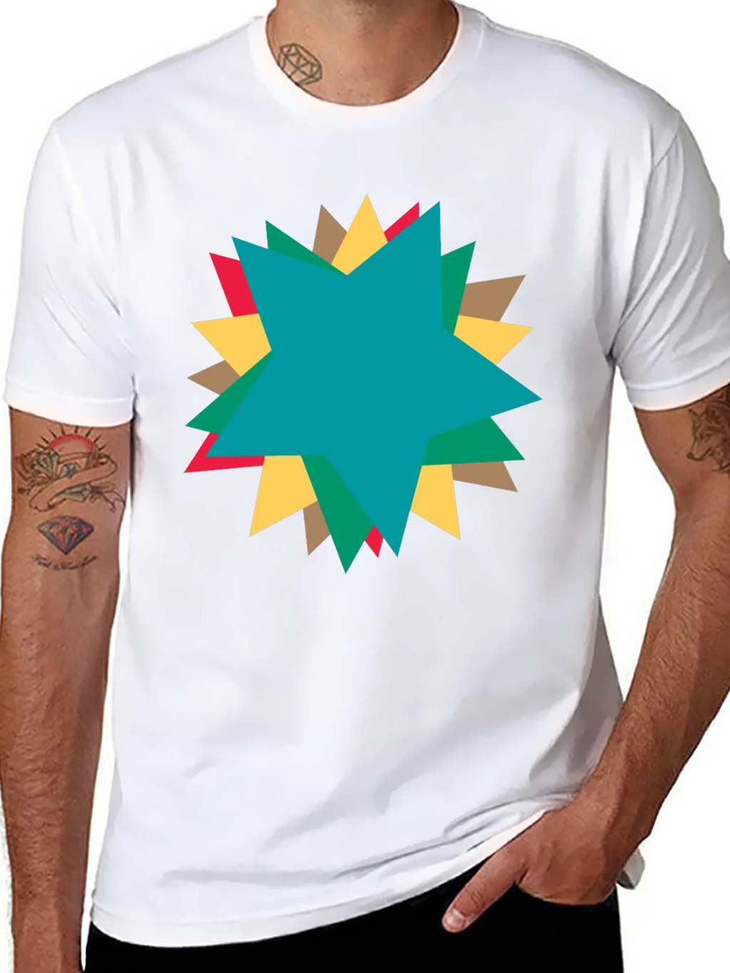 Starburst Graphic T-Shirt - Casual Comfort product image 7