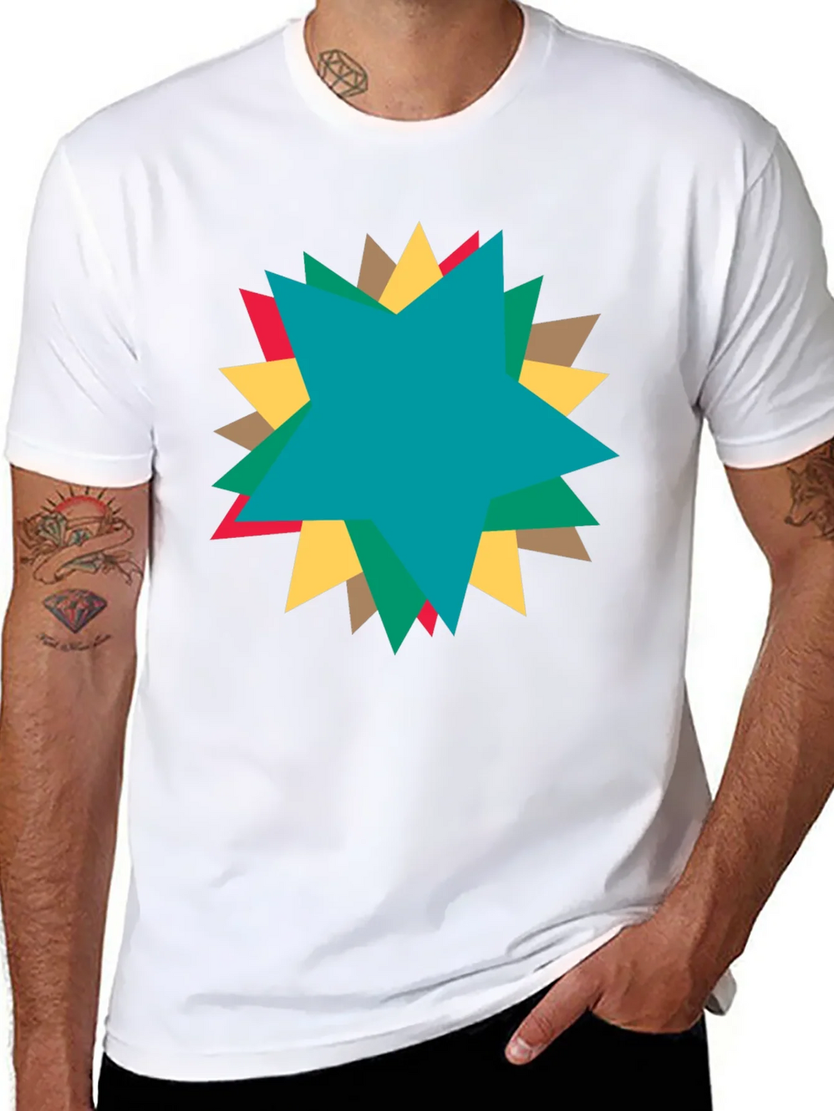 Starburst Graphic T-Shirt - Casual Comfort product image 7