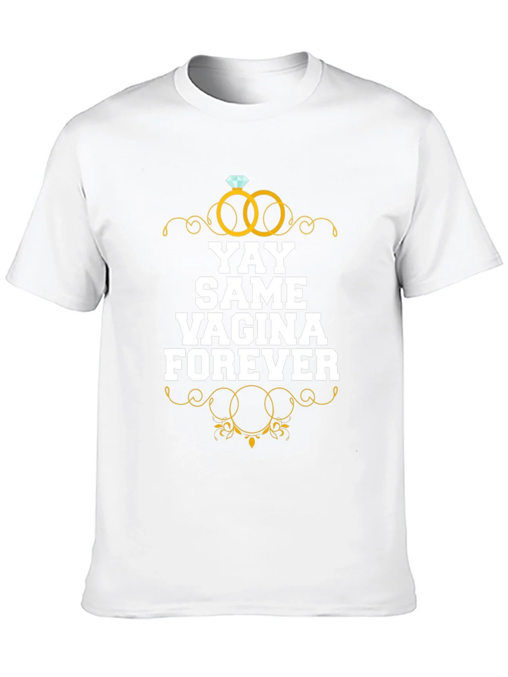 YAY Same Vagina Forever Graphic Tee - Black Cotton product image 9
