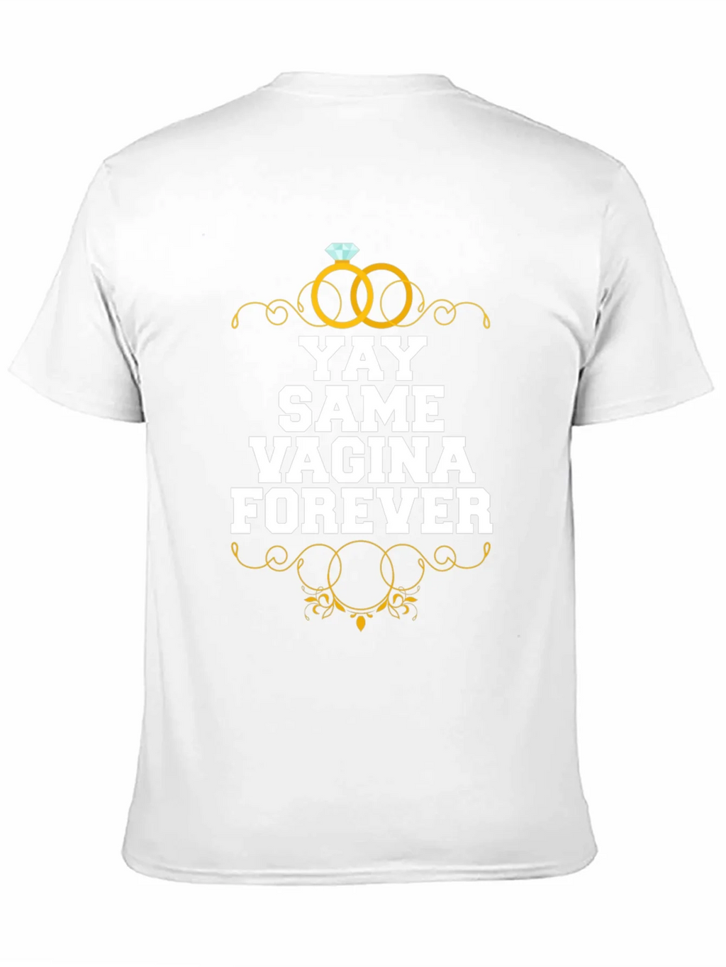 YAY Same Vagina Forever Graphic Tee - Black Cotton product image 10