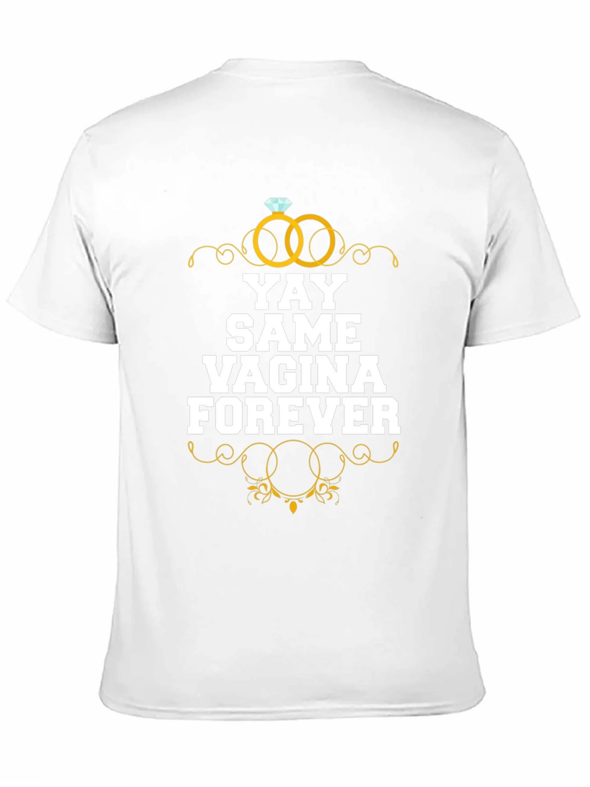 YAY Same Vagina Forever Graphic Tee - Black Cotton product image 10
