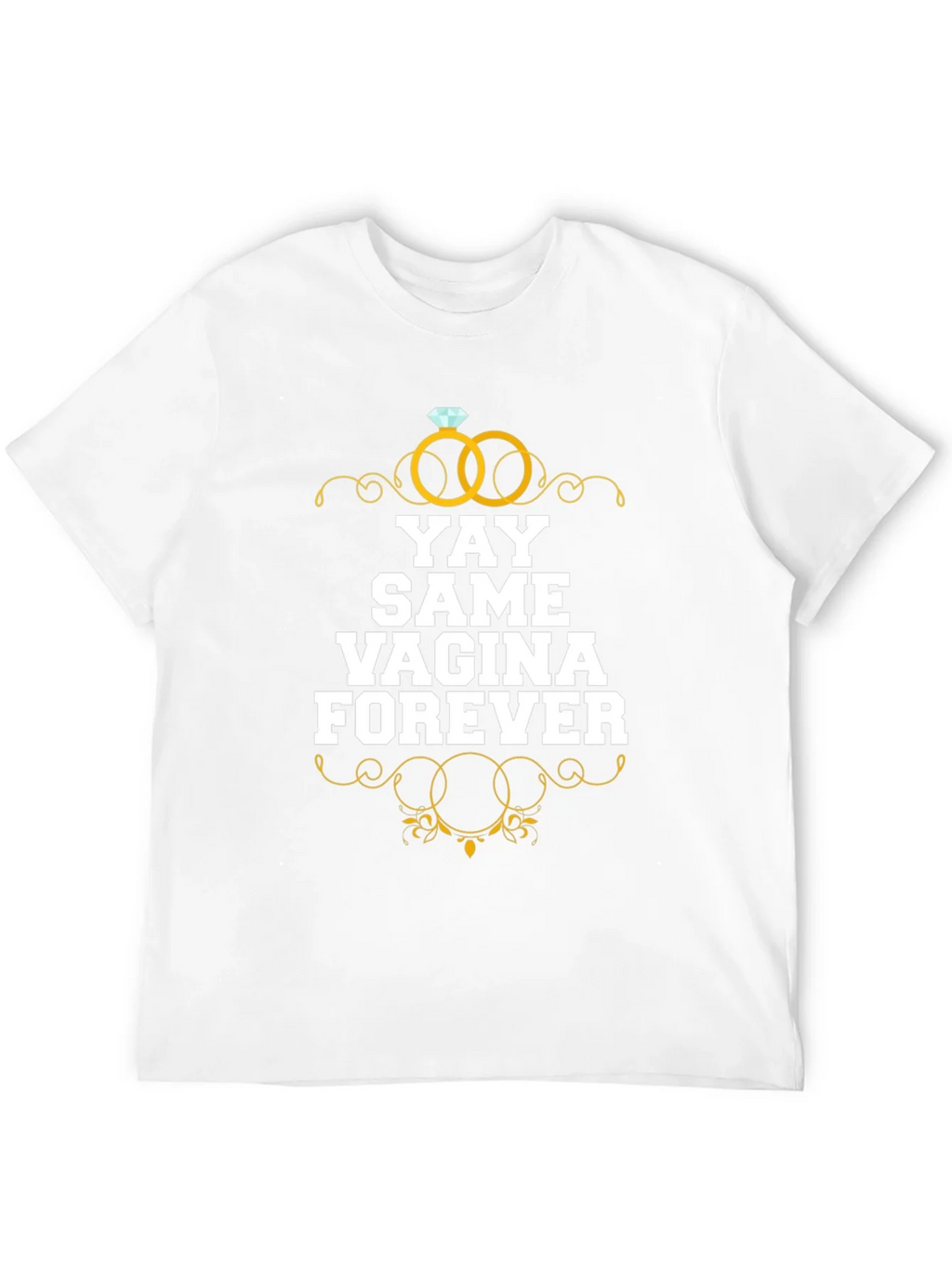 YAY Same Vagina Forever Graphic Tee - Black Cotton product image 11