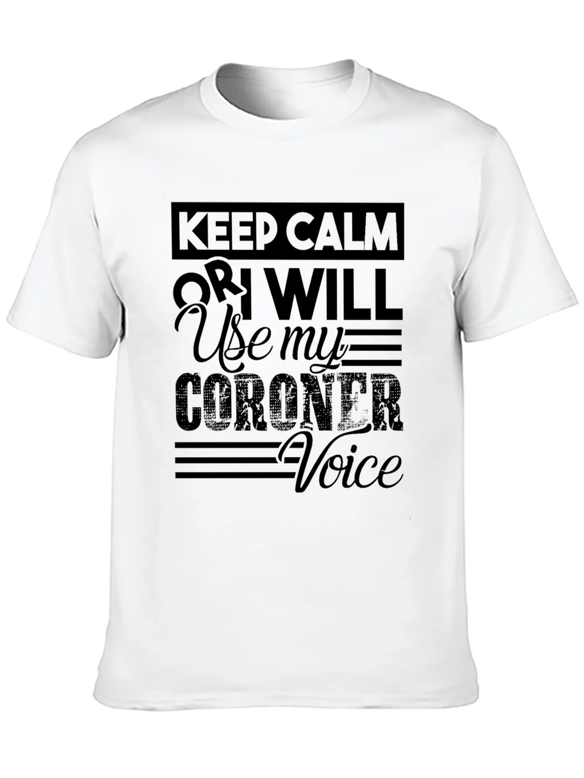 Keep Calm Coroners T-Shirt Black product image 9